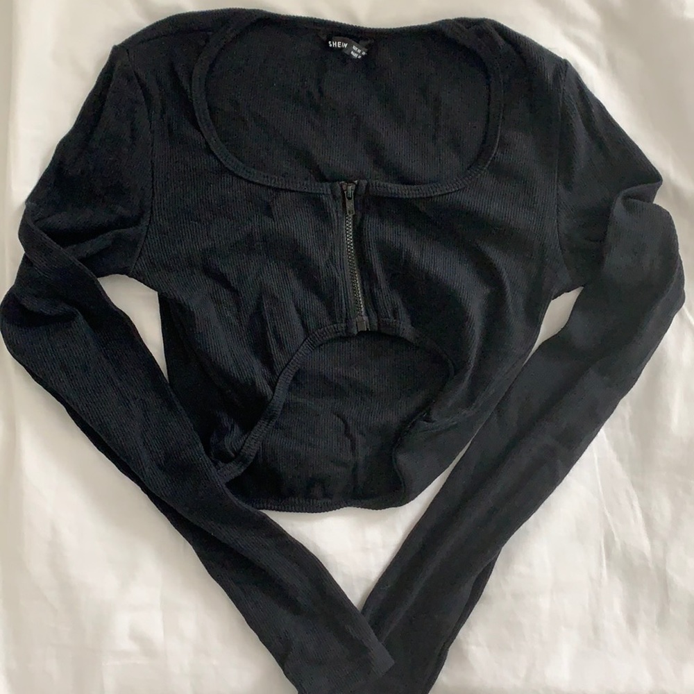 XS Black SHEIN Crop Top